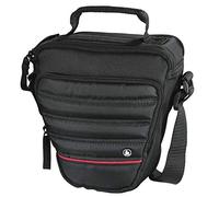 Hama Samara 110 Colt Black Camera Case (con tracolla, poliestere antistrappo, 17 x 10 x 17 cm)