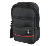 Hama Samara 40H - Custodia per fotocamera (con passante per cintura, poliestere antistrappo, 6 x 3 x 9,5 cm), colore: Nero