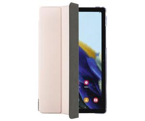 Hama Samsung Galaxy Tab A8 10.5 pollici Flip Case Cover per Samsung Tablet 10.5 Pollici A 8 Protettiva Stand Cover Posteriore Trasparente Magnetico Cover Rosa