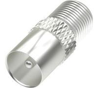 HAMA Satellite Receiver Adapter F-Socket - Coax Plug