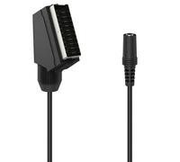 Hama Scart Adattatore Spina 3,5Mm Jack Presa Aux Cavo Tv Cuffie Televisore