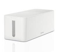 Hama Scatola per cavi MAXI – Per ciabatta, gestione cavi, piedini in gomma – Bianco 40,6x15,6x13,5 cm
