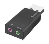 HAMA Scheda audio USB, Jack microfono/cuffia