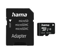 Hama Scheda MicroSDXC 128 GB, classe 10 (UHS-I, 80 MB/s, incluso adattatore SD p
