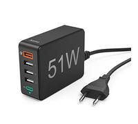 Hama 201630 51w Usb-a/usb-c Charger Nero