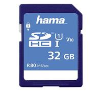 Hama SDHC 32GB Cl10 UHS-I 80MB/s