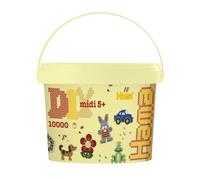 Hama Perline da stirare Secchio Midi - Circa 10.000 perline fusibili - Mix colori 67 - 5+