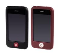 Hama Set 2X Silikon Skin Protezione Custodia Cover Per Apple IPhone 3G 3GS