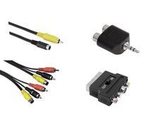 Hama Set Di Adattatori Audio Video Scart S-Video Cinch Per TV DVD VCR PC