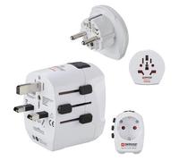 Hama Set di adattatori da viaggio World Travel Pro Light USB, 3 pin, 2x USB