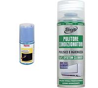 HAMA Set di Pulizia Schermo LCD/Plasma, Gel e Panno in Microfibra, 200 ml, Multicolore & Sigill 04642 Pulitore Condizionatori, 400 ml