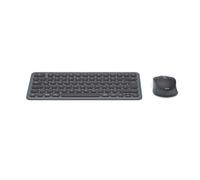 Hama Set di mouse per tastiera wireless (tastiera multitasking e mouse con Bluetooth/Wireless per PC, smartphone, tablet, piccolo, con batterie, tasti silenziosi, tasti multimediali, tedesco