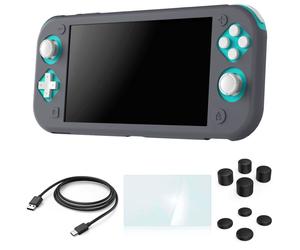 Hama Skin Custodia Caricabatterie Display Vetro per Nintendo Interruttore Lite