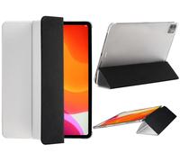 Hama Custodia per iPad Pro 2020 11 pollici (custodia pieghevole per tablet Apple, custodia protettiva con funzione di supporto, retro trasparente, cover magnetica con funzione Auto Wake/Sleep) argento