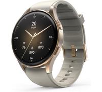 Hama Smartwatch 8900 Bluetooth GPS 42mm AMOLED Oro Beige IP68 SpO2 Pulsometro Sonno