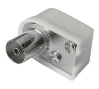 HAMA Spina antenna angolare F, 6 mm, 75 Ohms, avvitabile