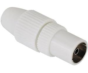 HAMA Spina per Cavo Antenna Coassiale Femmina, Grigio