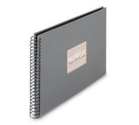 Hama Spiral-Album Fine Art 50 blacke Seiten Steingrau 00009841
