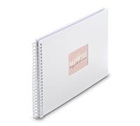 Hama Spiral-Album Fine Art 50 whitee Seiten white Bürokleinmaterial 9844