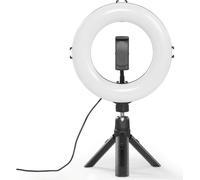 Hama SpotLight Smart 80 II LED Ring Light 8 Ring w/ 96 LEDs Warm White to Daylight Bright Dimmable Remote Control Tripod w/ Bal