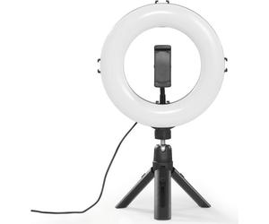 Hama SpotLight Smart 80 II LED Ring Light 8 Ring w/ 96 LEDs Warm White to Daylight Bright Dimmable Remote Control Tripod w/ Bal NEW
