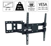 Hama Staffa TV A Parete Schwenkbar 42-65 Zoll VESA 400x400 Nero 127765