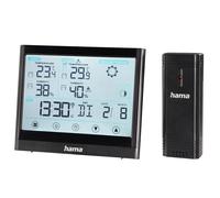 Hama Stazione meteorologica FULL TOUCH completa LED batteria nera