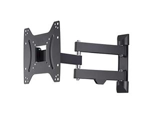 Hama Supporto da parete per TV, orientabile, inclinabile, allungabile (supporto da parete TV 19-48", VESA 75 x 75 fino a 200 x 200, fino a 20 kg, 3 giunti, con tasselli Fischer e istruzioni di