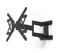 Hama Supporto da parete per TV orientabile, inclinabile, braccio extra lungo (supporto da parete per TV 32-65", VESA da 100 x 100 fino a VESA 400 x 400, fino a 50 kg, ultra sottile, supporto