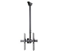 Hama Supporto da soffitto per TV, orientabile, inclinabile, 165 cm, fino a 50 kg