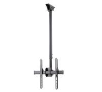 Hama Supporto da soffitto per TV, orientabile, inclinabile, 165 cm, fino a 50 kg