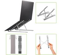 Hama Supporto Per Notebook Pieghevole In Alluminio Per 13" 14" 15" 15,6"