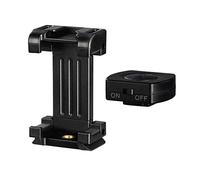 HAMA - Supporto per Smartphone PRO II, 9,5 cm, con Telecomando Bluetooth BRS2, 4633, Colore: Nero