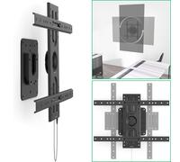 Hama Supporto da parete per TV verticale e orizzontale, 203 cm (80"), nero
