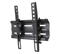Hama Supporto TV da parete inclinabile (19-48) pollici per TV fino a 25 kg, max. VESA 200x200, supporto da parete inclinabile per TV (incluso tassello Fischer e istruzioni di montaggio), nero
