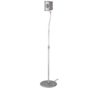 HAMA Supporto universale regolabile per casse "Slim", argento, 5 kg (123 cm)