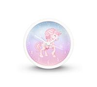 Hama Sveglia per bambini Magical Unicorn senza ticchettio (orologio per bambini con motivo unicorno, sveglia a batteria, tempo di allarme regolabile, ideale anche come orologio da apprendimento),