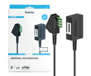 Hama TAE-F / TAE-N Cavo Di Prolunga TAE Cavo Spina A Presa Cavo Telefonico