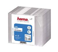 Busta slim per cd hama 1 cd/dvd/blu ray polistirolo trasparente 20 pz l x a p