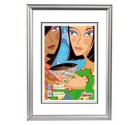 Hama - Cornice in plastica “Madrid”, 30 x 40 cm, argento