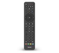 Hama Telecomando universale a infrarossi TV, fino a 8 dispositivi, funzione di apprendimento, tasto Streaming, preprogrammato, compatibile LG/Samsung/Sony/Hitachi/TCL/Philips/Panasonic Smart TV, nero