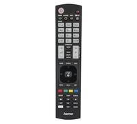 Hama Telecomando universale per televisori Sony (infrarossi, capacità di apprendimento, tasti luminosi, tasto intelligente, funzione Easy Mode, tasti principali ergonomici, portata 10 m) nero