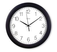 Hama Orologio da parete radio Tenerife (orologio radio DCF, diametro 30 cm, indicatore orario extra grande, orologio da parete analogico, con lancette ore, minuti e secondi, copertura in vetro,
