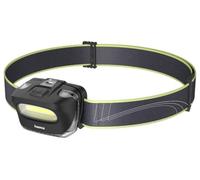 Hama | Torcia frontale a LED COB HL110 con batterie AA - leggera, impermeabile, per corsa, campeggio e fai da te