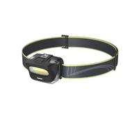 Hama | Torcia frontale a LED COB HL110 con batterie AA - leggera, impermeabile, per corsa, campeggio e fai da te
