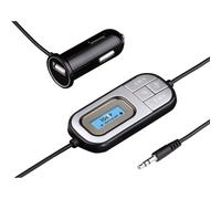 Hama Trasmettitore FM Display Jack 3,5mm AUX Autoradio Adattatore Auto-Scan LCD