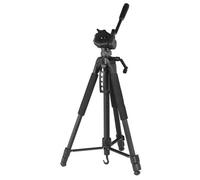 Hama Treppiede fotocamera "Action 165 3D" (treppiede fotografico leggero con supporto per cellulare, Tripod con altezza 61-165 cm, treppiede con testa a 3 vie, treppiede per fotocamera reflex
