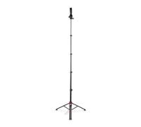 Hama Treppiede per cellulare "Solid 160 2D", nero | Treppiede da viaggio con telecomando via Bluetooth, max. 160 cm di altezza, 0,25 pollici connettore fotocamera e supporto per
