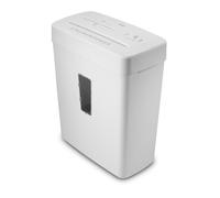 Hama Trituratore Carta Distruggidocumenti Carta DVD Graffette 5 Fogli A4 Lame Acciai Sicurezza Automatica/Off Funzione Ritorno Cestino 13L Sicurezza P5 T2 E2 O1 Bianco