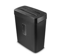 Hama Trituratore Carta Distruggidocumenti Carta DVD Graffette 5 Fogli A4 Lame Acciai Sicurezza Automatica/Off Funzione Ritorno Cestino 13L Sicurezza P5 T2 E2 O1 Nero